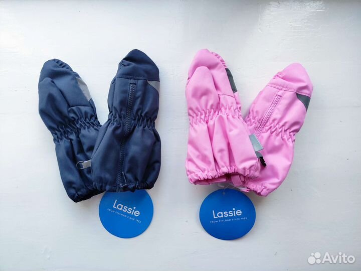 Новые зимние варежки-краги Lassie