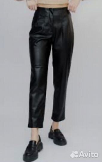 Брюки кожаные