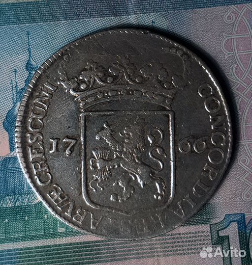 Монета Silver Ducat - Rijksdaalder 1766