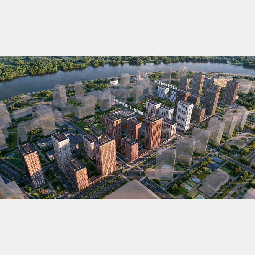 3-к. квартира, 68,3 м², 1/14 эт.