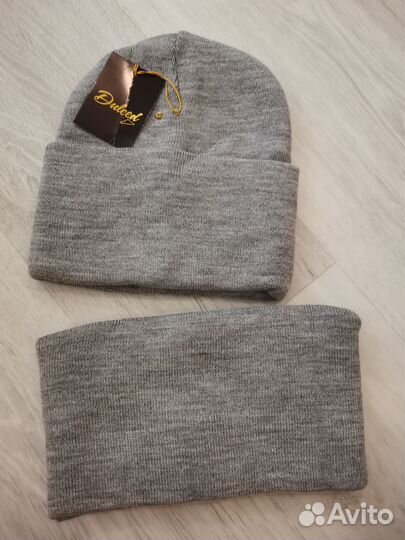 Комплект шапка и снуд