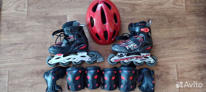 Роликовые коньки детские раздвижные