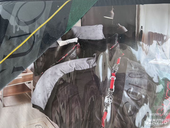 Постельное белье евро lux