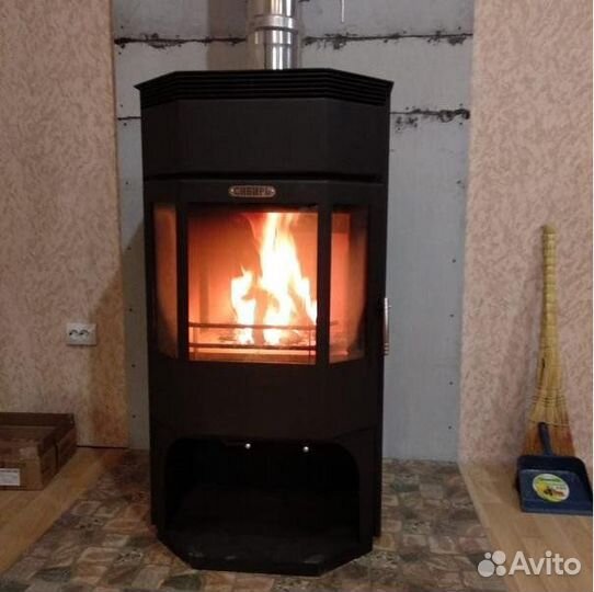 Печь-камин стальная 