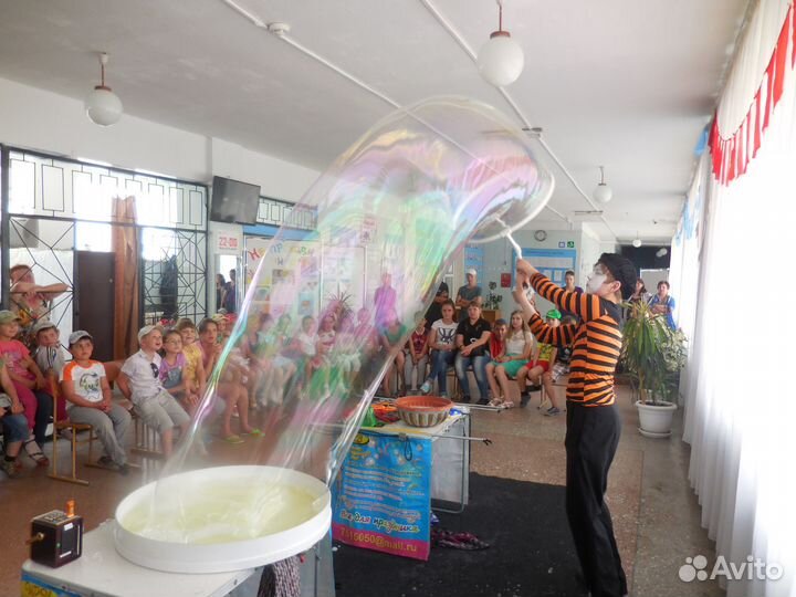 Шоу мыльных пузырей и детские аниматоры