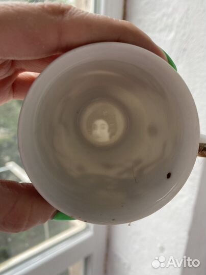 Японский антикварный кофейный сервиз с драконами