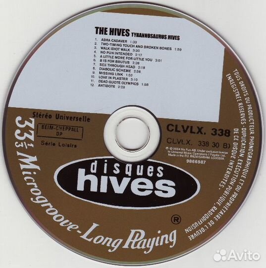 The Hives - Tyrannosaurus Hives (1 CD)