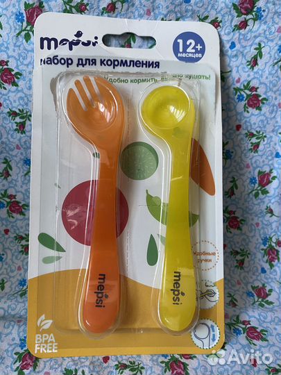 Ложка и вилка для ребенка mepsi