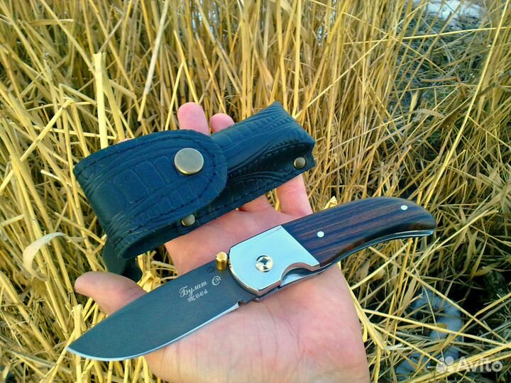 Нож складной Булат Палисандр Ручная Работа