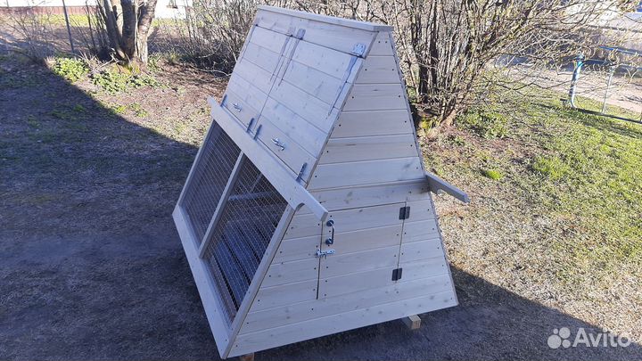 Мобильный летний домик для кур