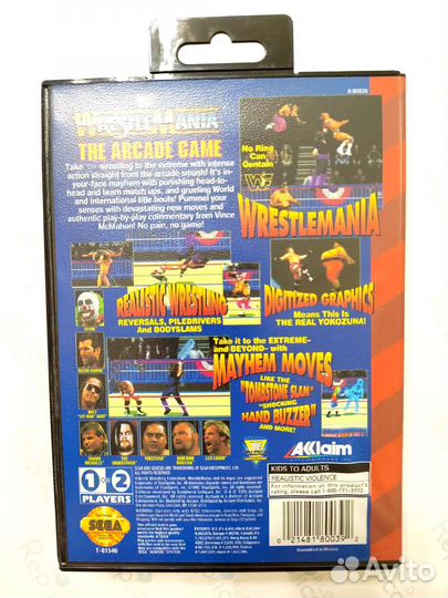 Wrestle Mania the Arcade Game Sega