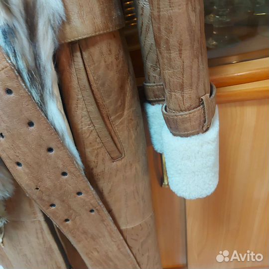 Дубленка шуба натуральная кожанная женская