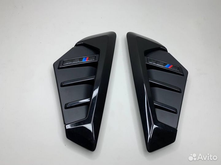Жабры ретсайлинг в крылья BMW X5 G05 черные