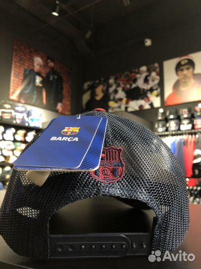 Бейсболка: Barcelona, Бордовый-Синий