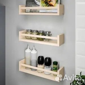 Полка из осины IKEA Беквэм