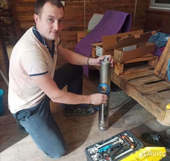 Монтаж насоса