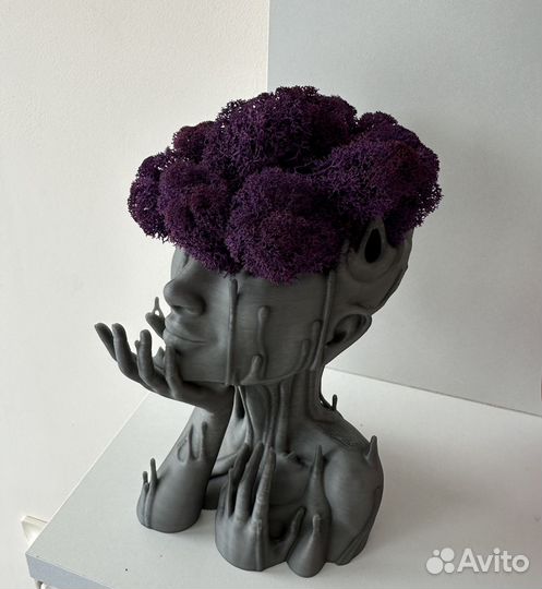 Тающая девушка на 3D принтере
