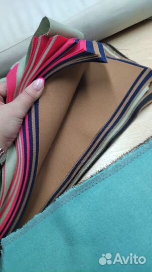 Ткань отрезы хлопок лен