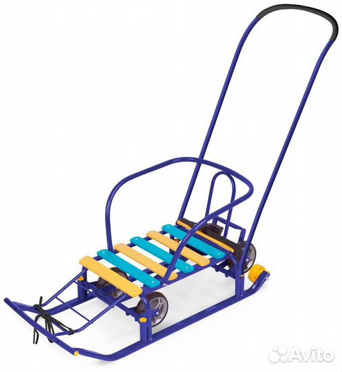 Детские санки с колесами
