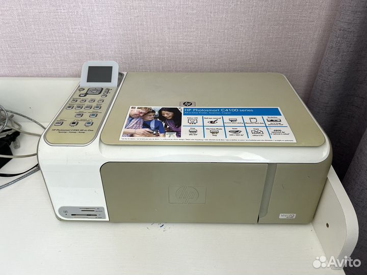 Цветной струйный принтер hp с4183