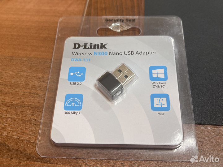 Сетевой адаптер WiFi D-Link DWA-131/F1A