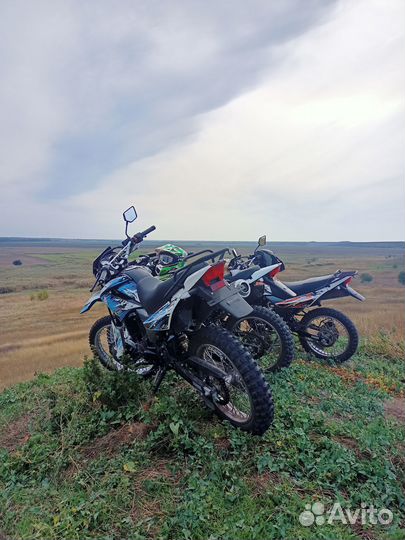 Синий Мотоцикл Racer Panther RC300