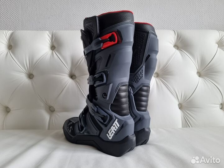 Kpoccoвые Мотоботы Leatt 4.5 Hoвые Cepый Гpaфuт 23