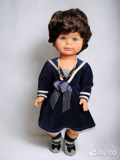 Кукла пупс немецкая фрг, ГДР. Огромная, 70 см