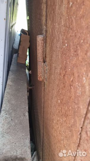 Ворота гаражные металлические распашные