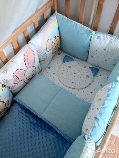 Бортики в детскую кроватку новые