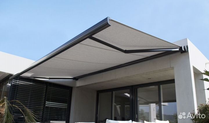 Маркиза открытого типа ширина 4,5 м х вылет 2,5 м