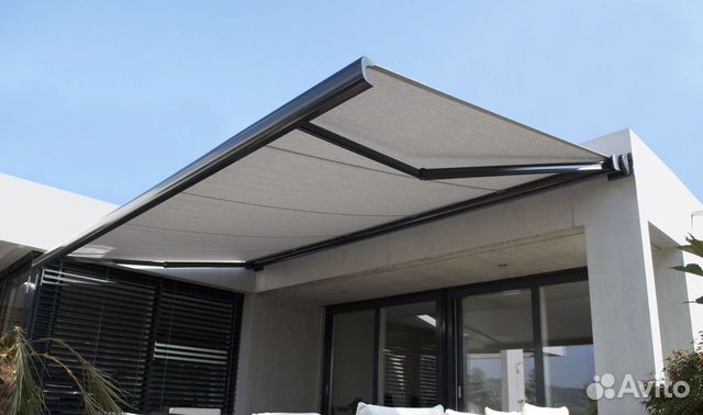 Маркиза открытого типа ширина 4,5 м х вылет 2,5 м