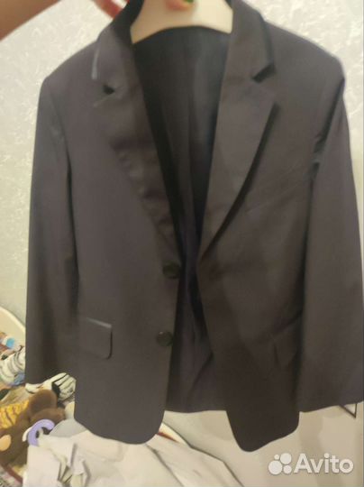 Костюм школьный темно синий 122