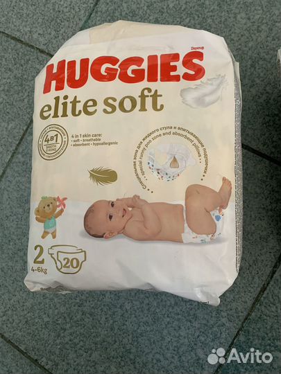 Памперсы elite soft 0-3,5kg