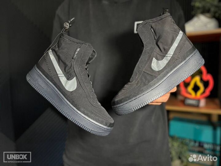 Кроссовки Nike Air Force 1 High Shell Black