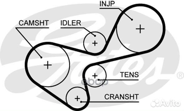 Ремень грм Great Wall 2.8D GW28TC2 06 Z119X32
