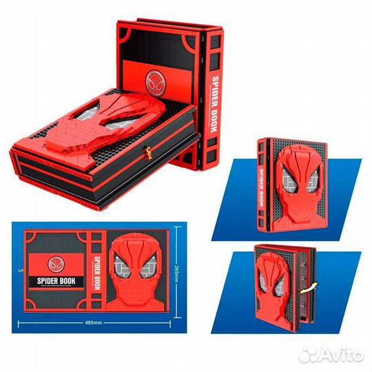 Конструктор Lepin Книга Человека паука 1888 дет