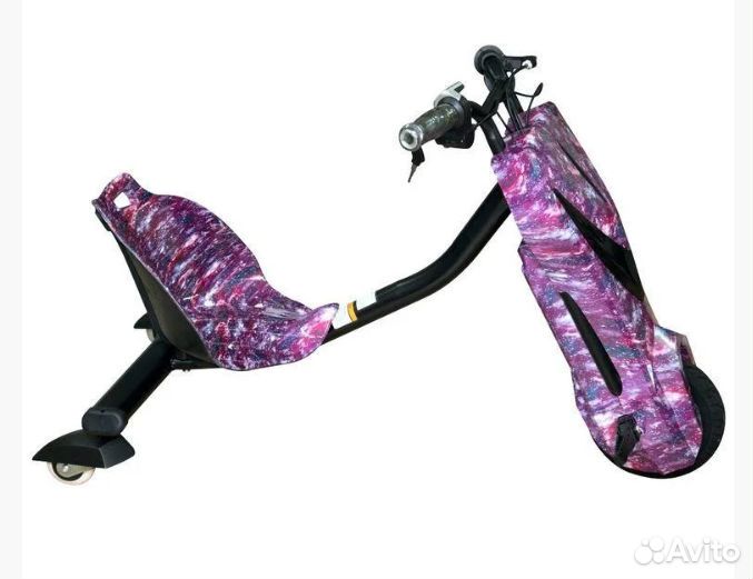 Электроскутер Drift-Trike Фиолетовый космос