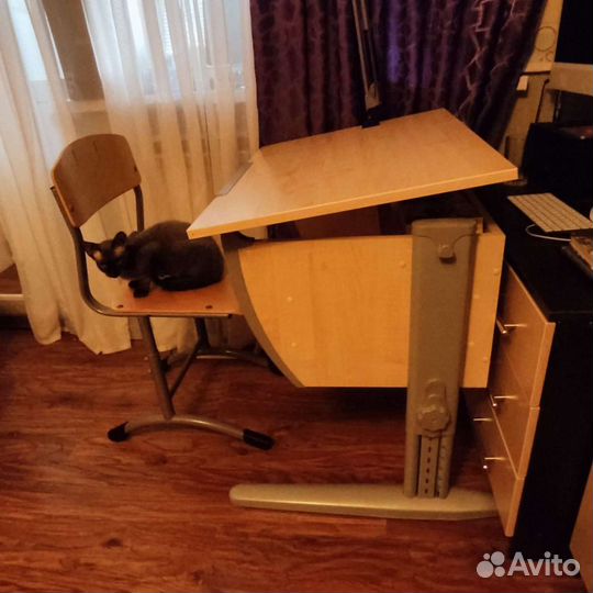 Детский письменный стол и стул