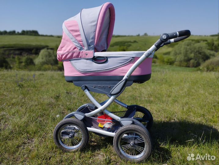 Коляска Geoby на алюминиевой раме