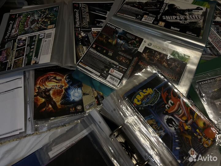 Коробки обложки мануалы playstation, xbox