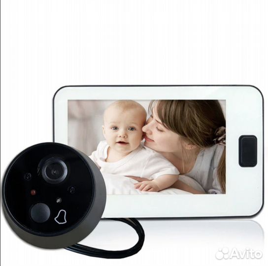 Дверной видеоглазок с дисплеем 4,3' и звонком