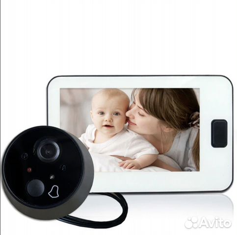 Дверной видеоглазок с дисплеем 4,3' и звонком