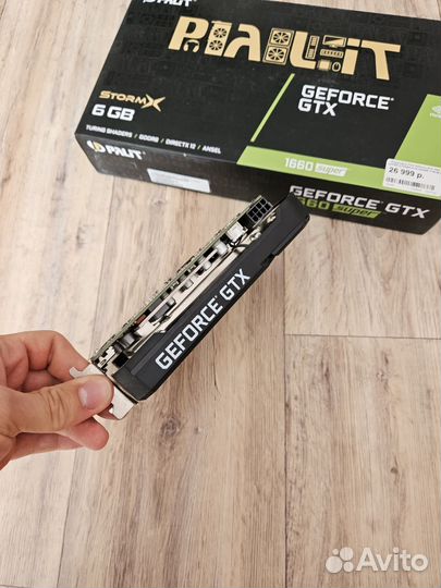GTX 1660 super StormX пломбы на гар-ии есть чек