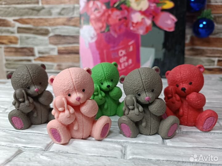 Мыло ручной работы Мишка, Зайка