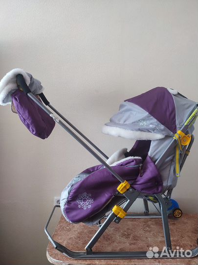 Коляска санки