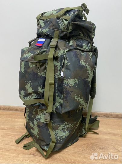 Рюкзак туристический до 100л с каркасной спинкой