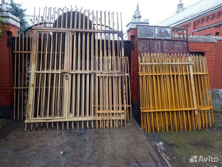 Решетчатая изгородь. Металлопрофиль