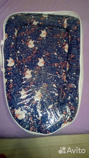 Кокон позиционер для новорожденных с бортиками