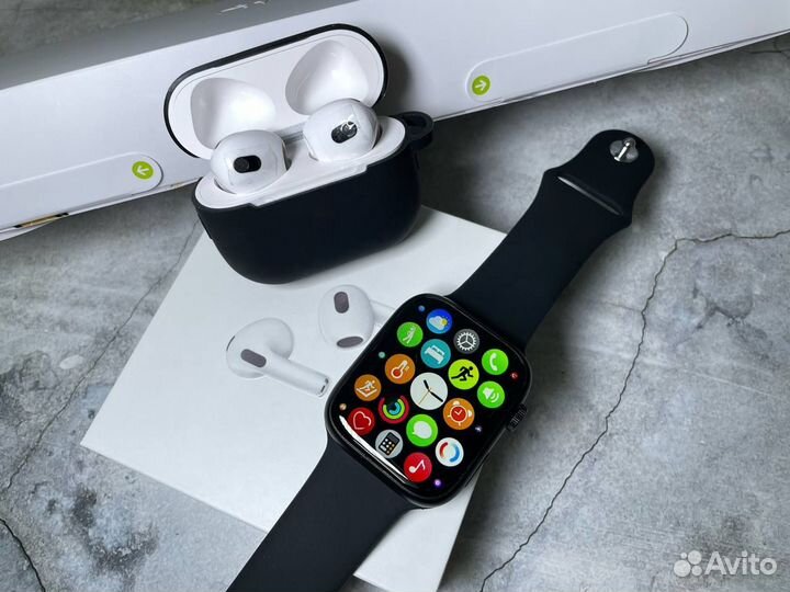 Комплект AirPods 3 + Apple Watch 9